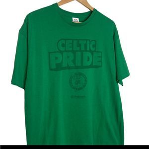 Vintage Celtics Pride Green Boston Celtics Tee finals Tshirt